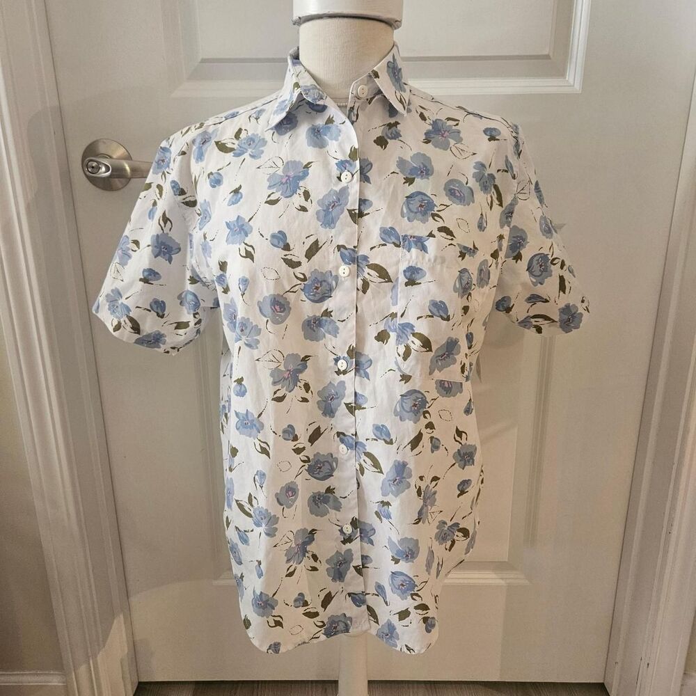 vintage floral button up